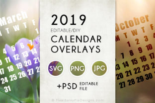 2019 Calendar Overlay Templates PSD: A Practical Resource for DIY Calendar Design