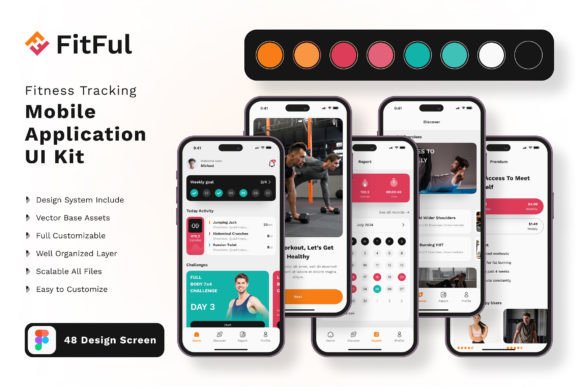 Design Smarter With a Fitness Tracking App Mobile UI Kit