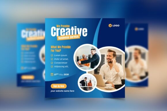 Elevate Your Brand with a Professional Social Media Flyer Post Template