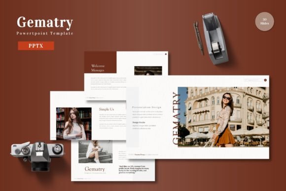 Gematry PowerPoint Template: Present with Confidence and Clarity