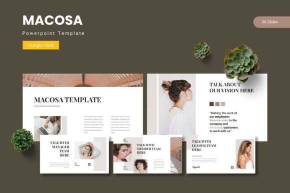 Macosa - Google Slide Template: Elevate Your Presentations with Purpose and Polish