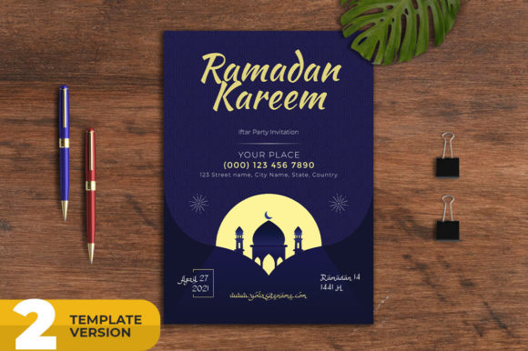 Ramadan Kareem Iftar Flyer Pack: Design Inspiration