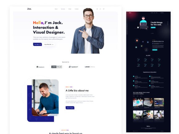 The Smart Professional’s Guide to a 2 in 1 Portfolio Website Design